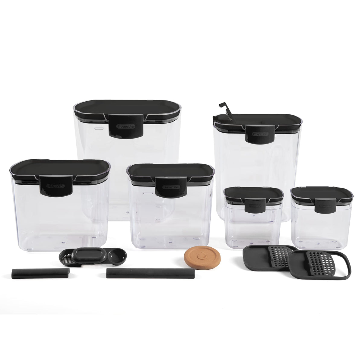 Airtight Baking Ingredient Storage Canister Set with Accessories