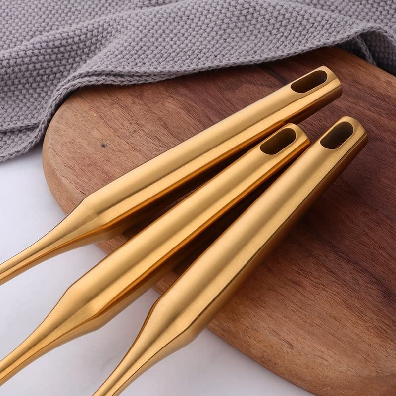 Long-Handle Stainless Steel Cooking Utensil Set