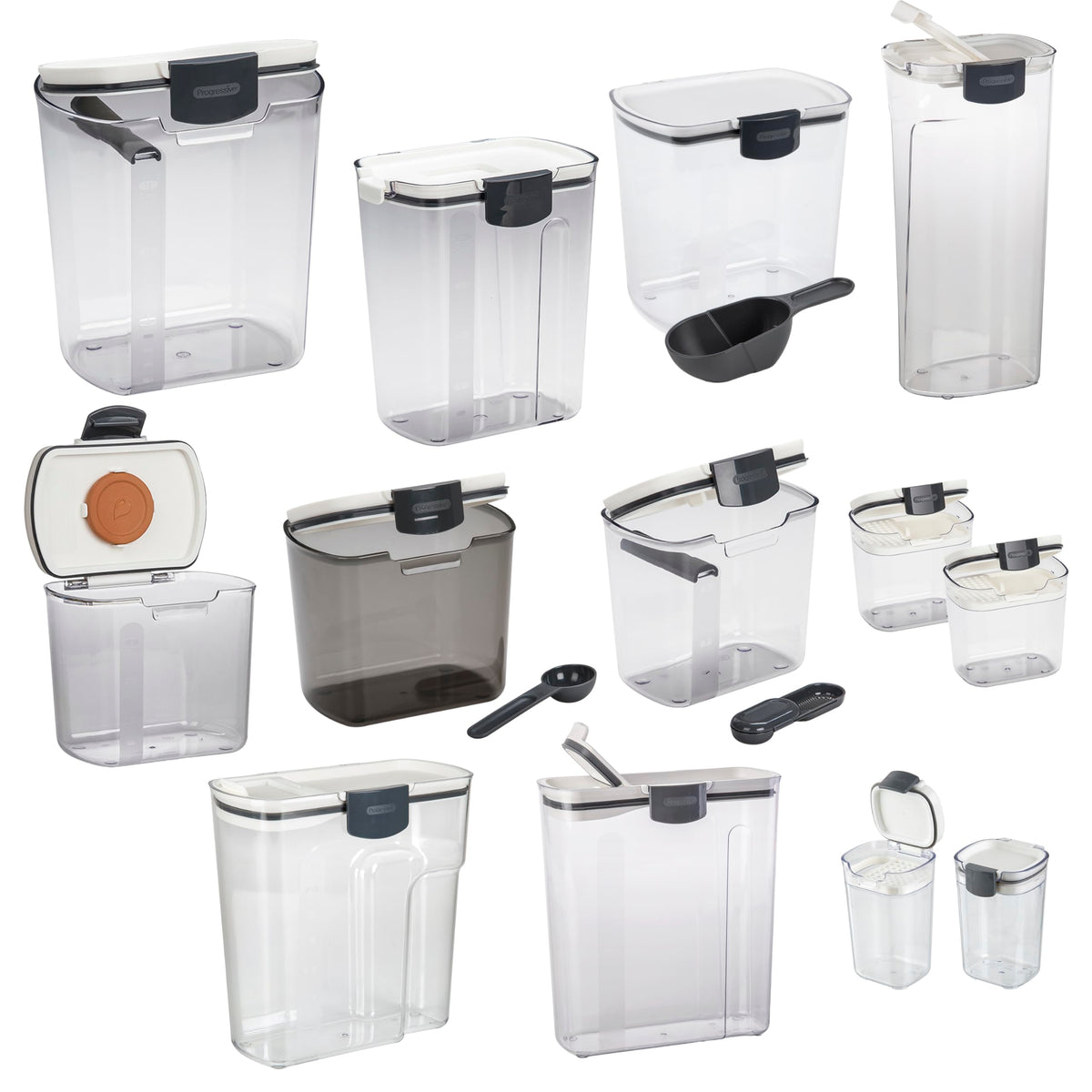 Airtight Baking Ingredient Storage Canister Set with Accessories