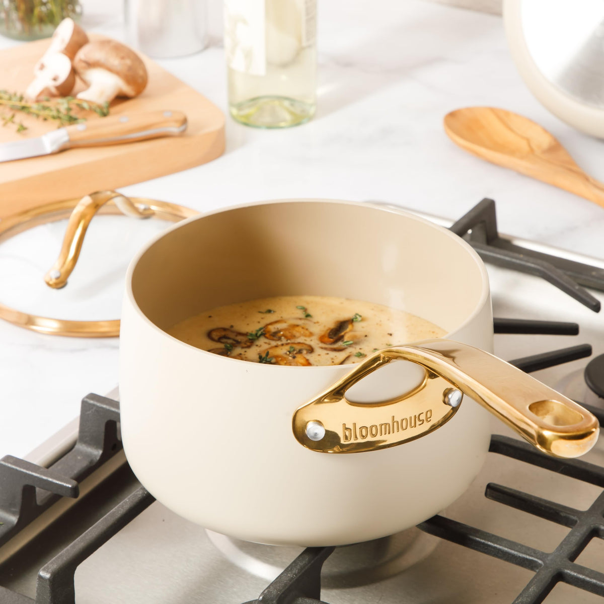 Bloomhouse Heavy Duty Aluminum Premium PFA Free Ceramic Nonstick Cookware
