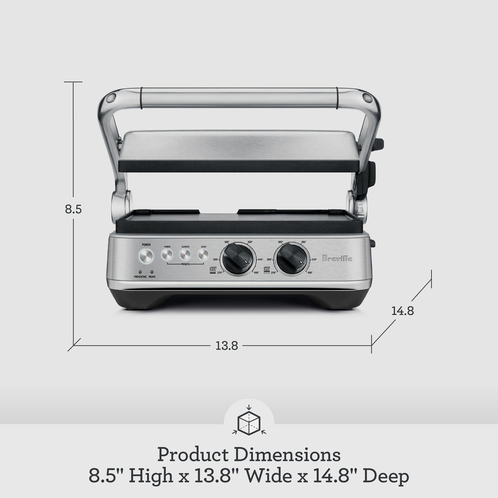 Sear & Press Indoor Grill with Adjustable Temperature Control