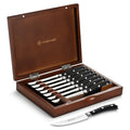 8-Piece Steak Knife Set with Wooden Storage Case