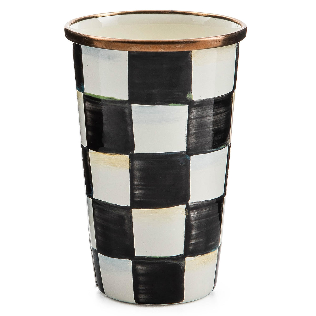 Decorative Enamel Tumbler for Everyday Drinkware
