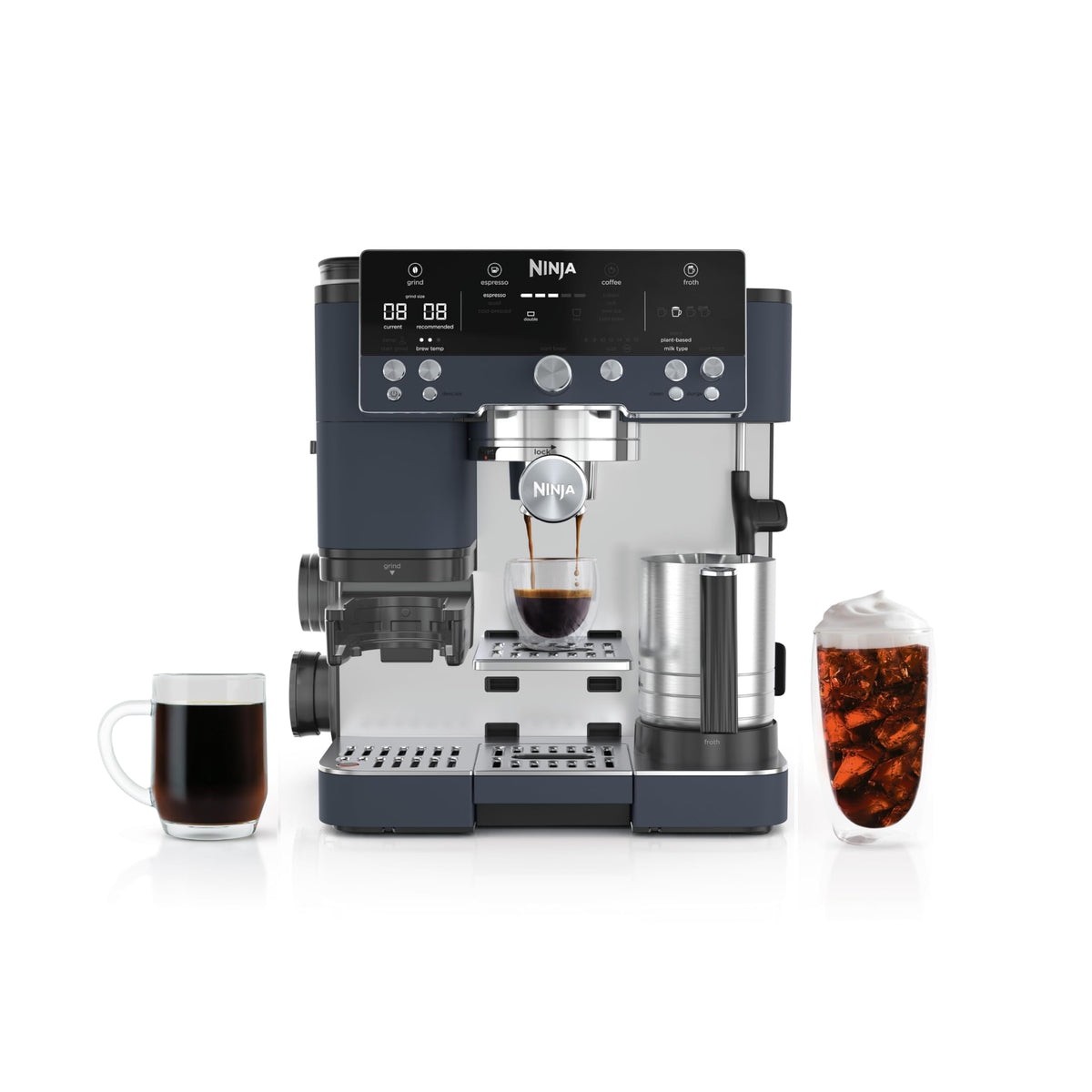 Luxe Café Espresso & Drip Coffee Maker Combination System