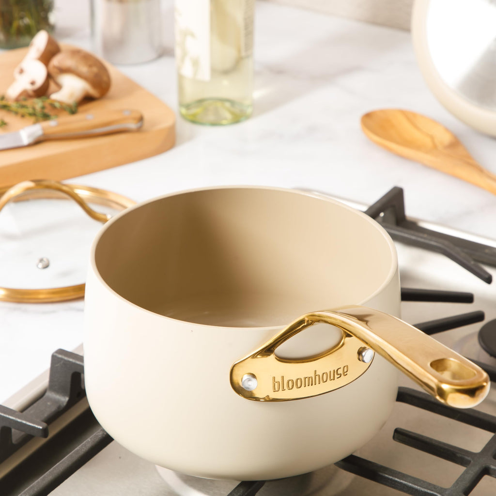 Heavy-Duty Ceramic Nonstick Aluminum Cookware Set