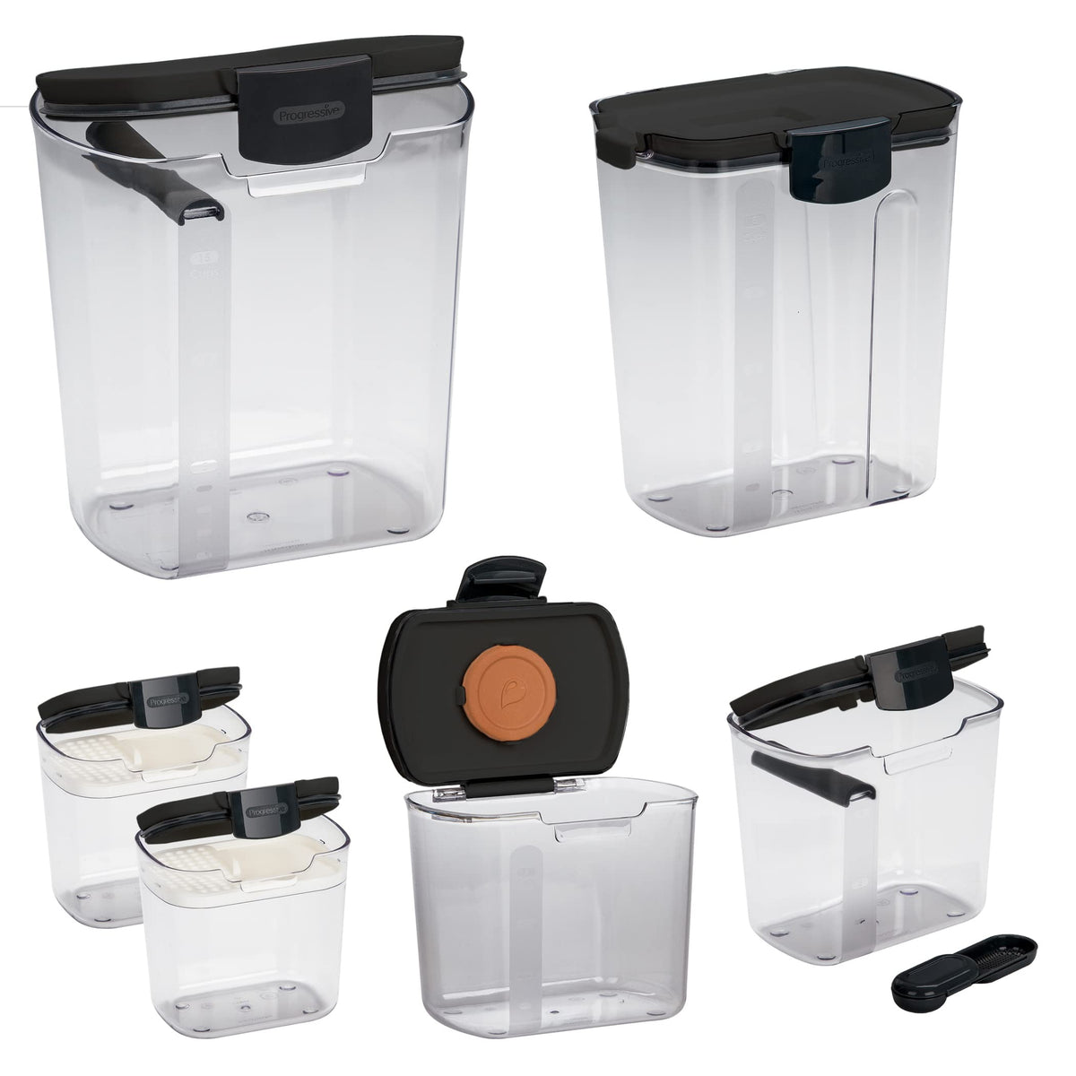 Airtight Baking Ingredient Storage Canister Set with Accessories