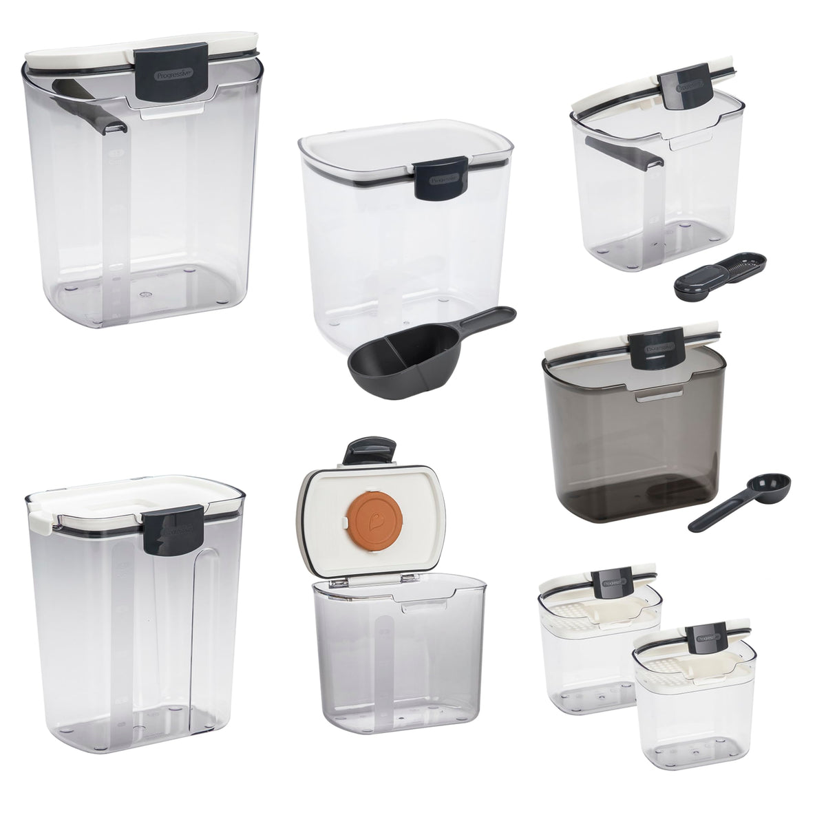 Airtight Baking Ingredient Storage Canister Set with Accessories