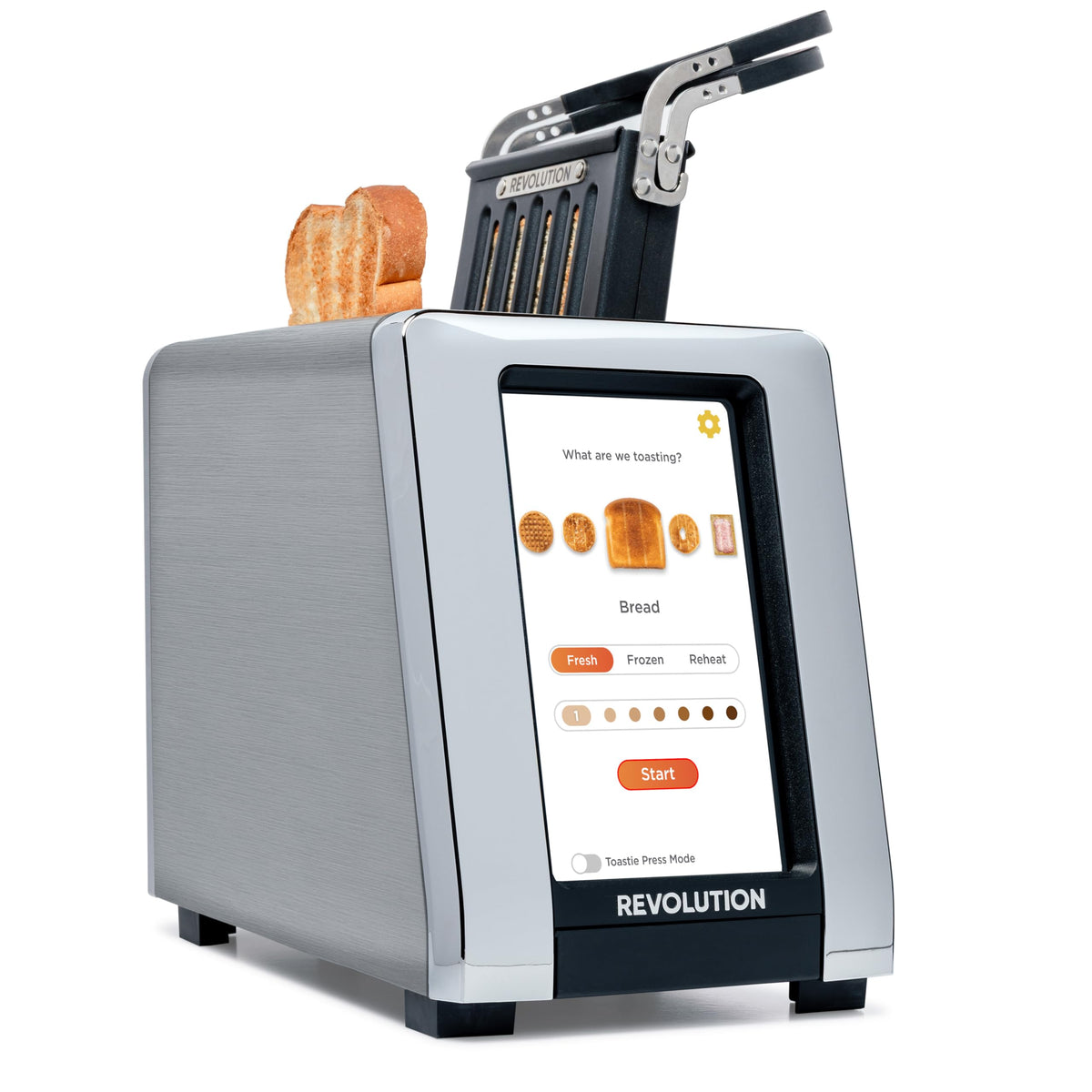 Smart Touchscreen Toaster with Precision Browning Control