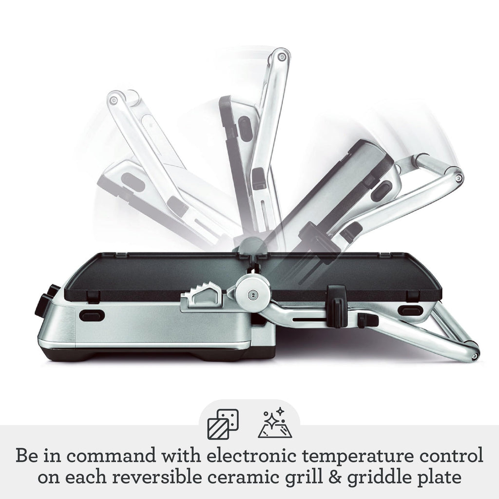 Sear & Press Indoor Grill with Adjustable Temperature Control
