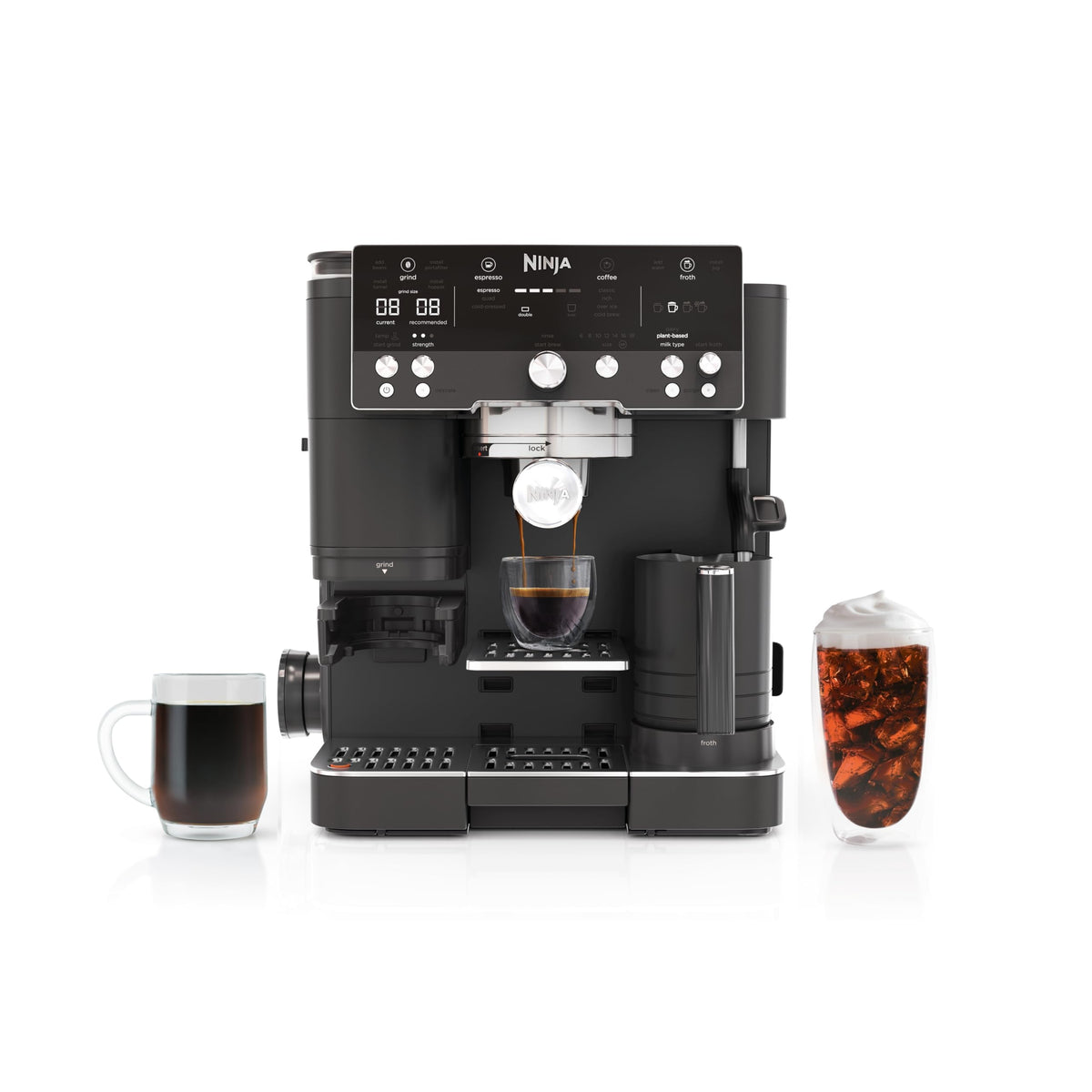 Luxe Café Espresso & Drip Coffee Maker Combination System