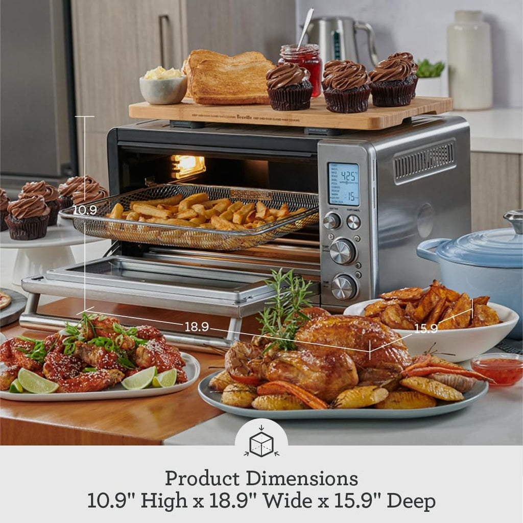 Smart Air Fryer & Convection Countertop Oven with Digital Controls