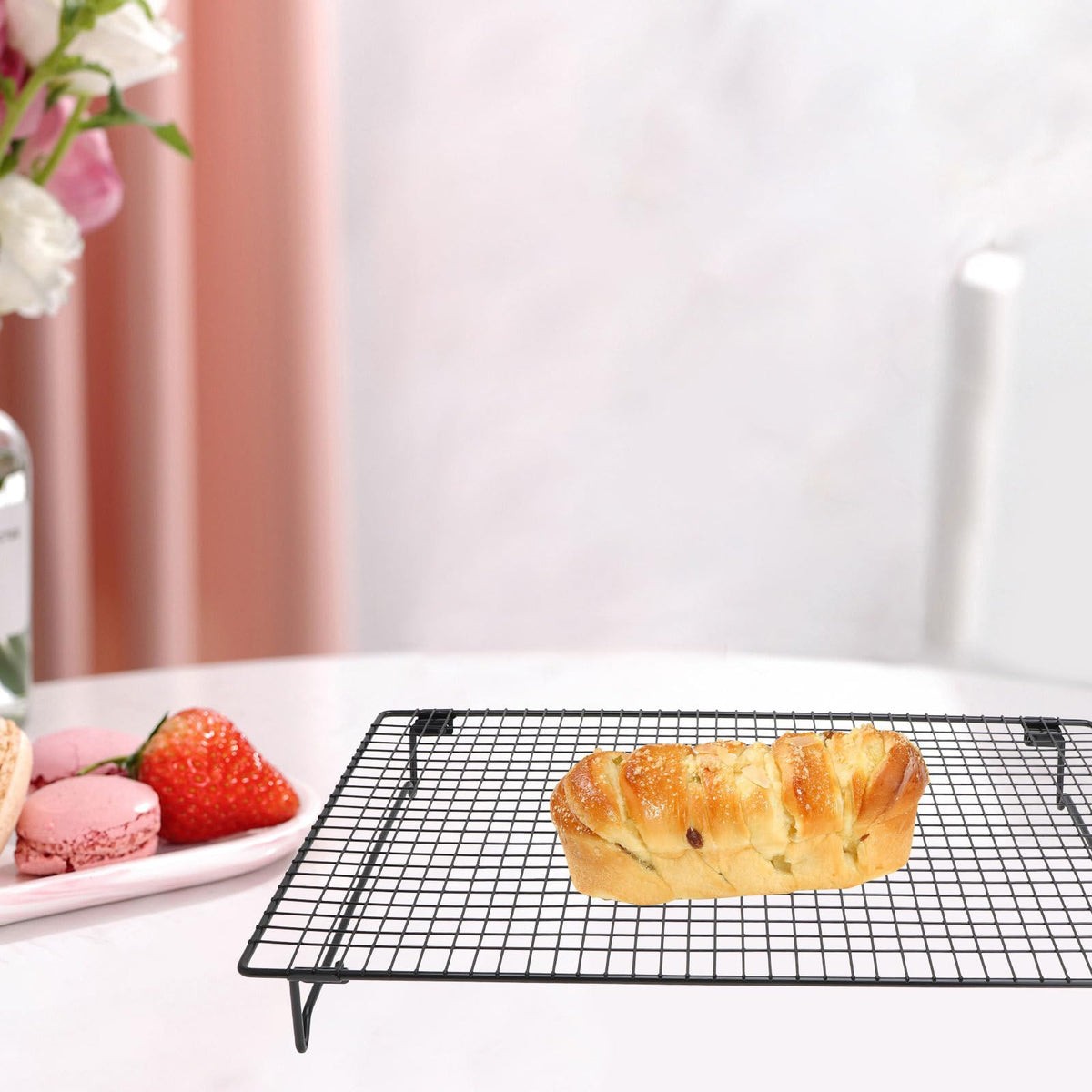 Large Nonstick Carbon Steel Cooling Rack for Baking