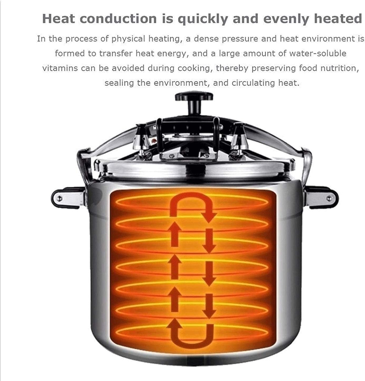 Large-Capacity Electric Pressure Cooker for Home & Commercial Use
