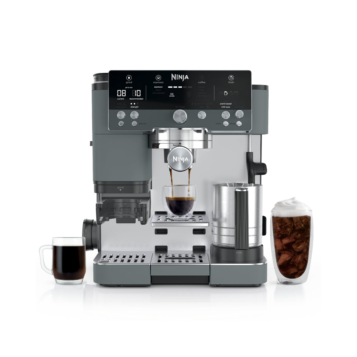 Luxe Café Espresso & Drip Coffee Maker Combination System