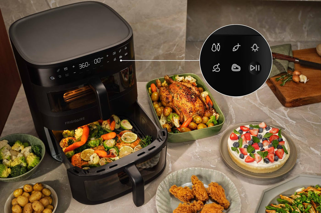 4-in-1 DualZone Stacked Air Fryer, 11.6-Quart Capacity