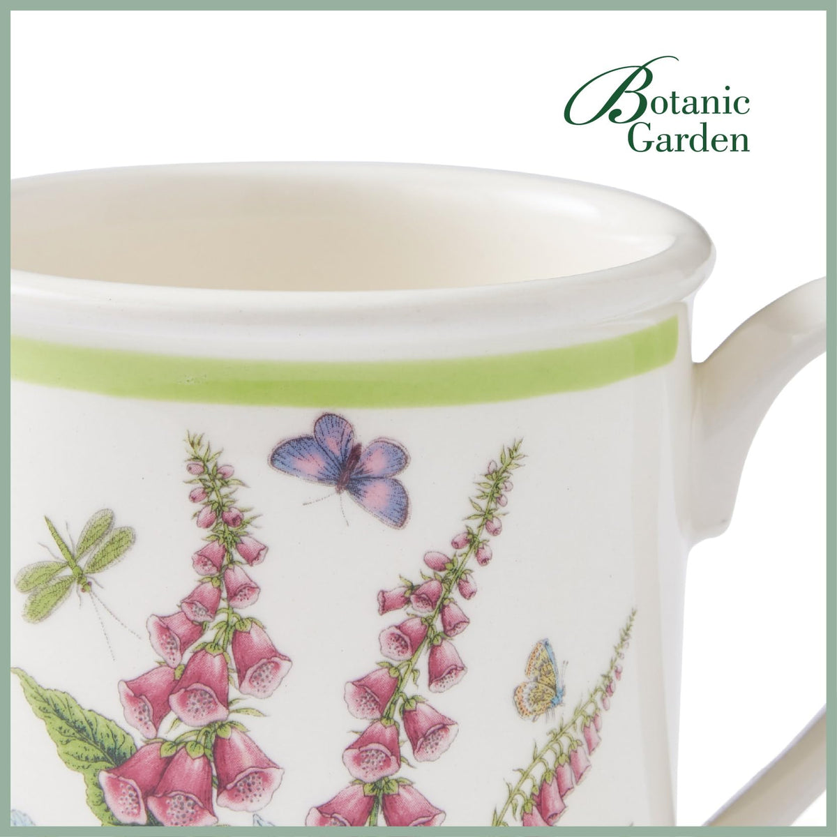 Botanic Garden Meadow Breakfast Mugs, 8.5 oz, Set of 6