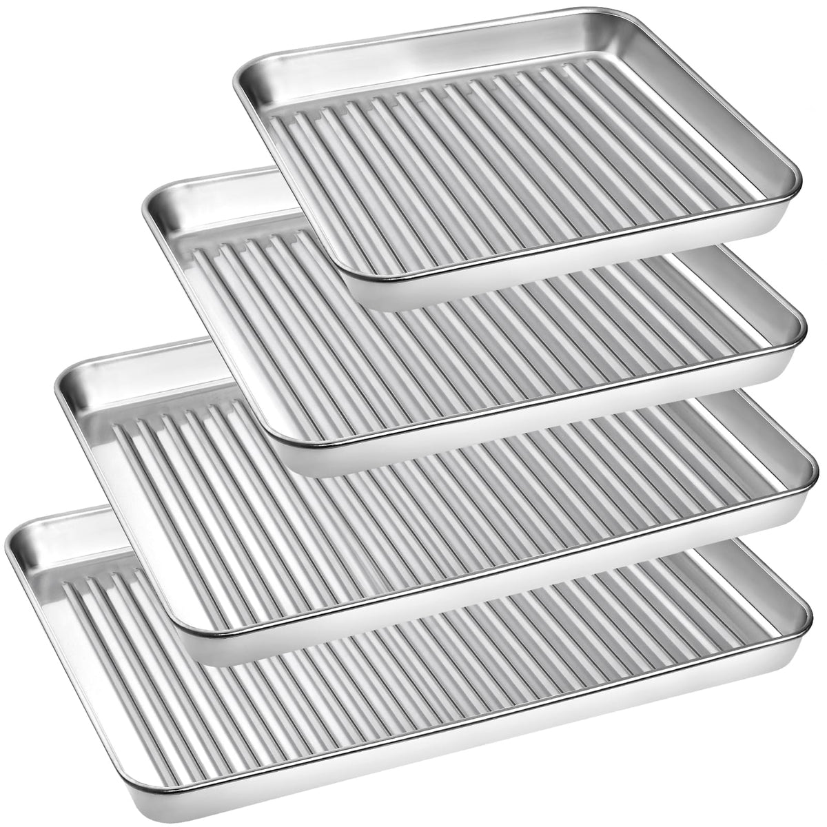 Large Nonstick Baking Sheet Set for Cooking & Roasting