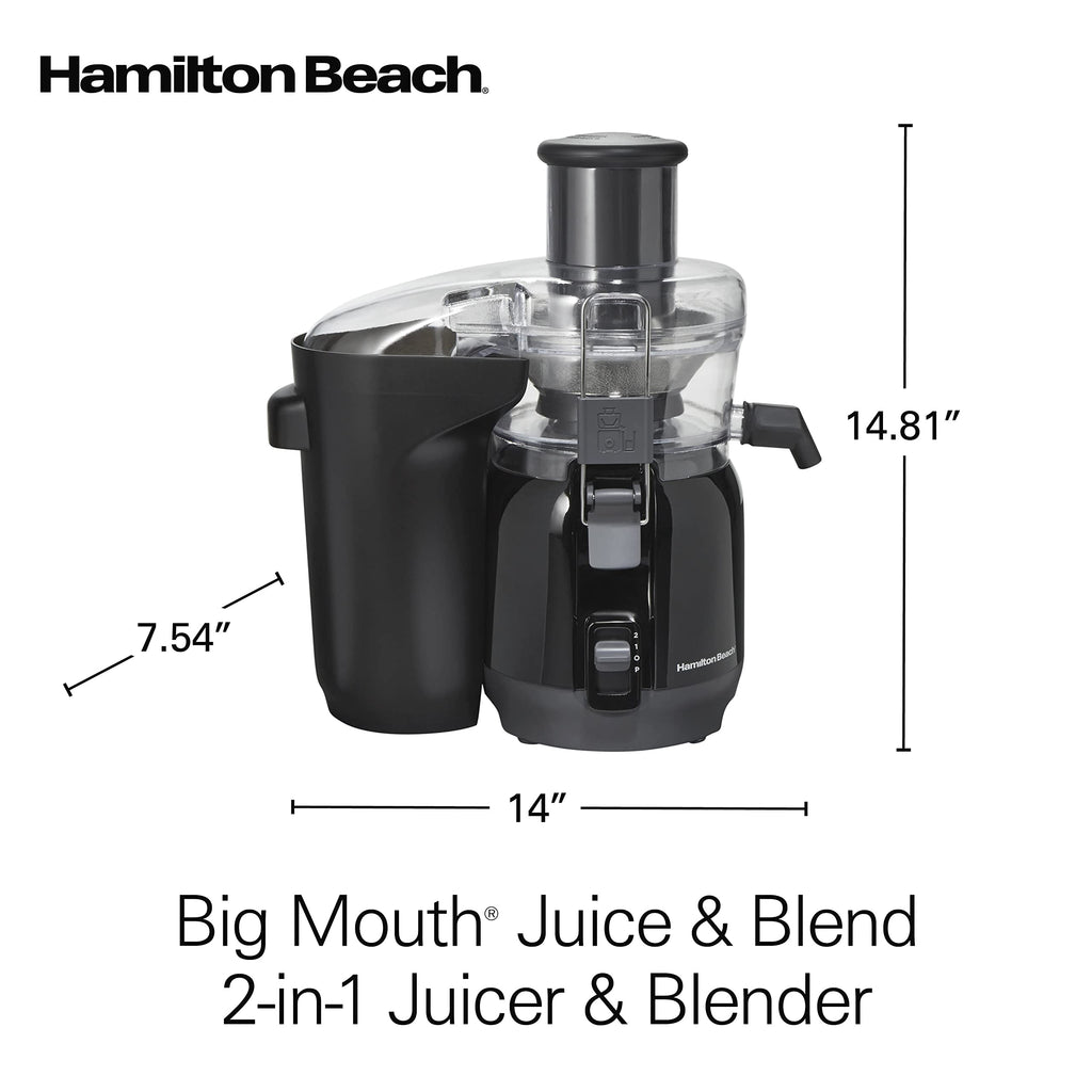 2-in-1 Juicer & Blender with 20 oz Travel Cup