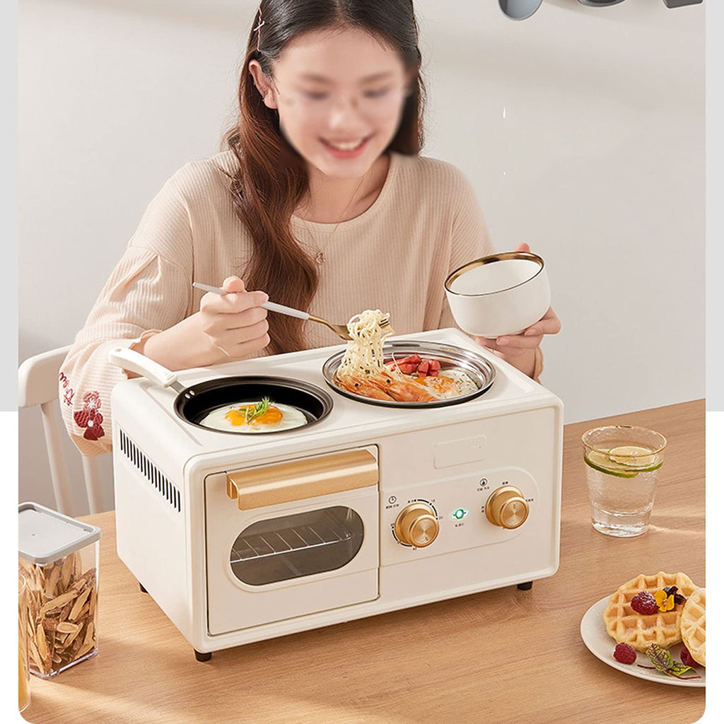 4-in-1 Breakfast Maker with Toaster, Steamer & Cooker