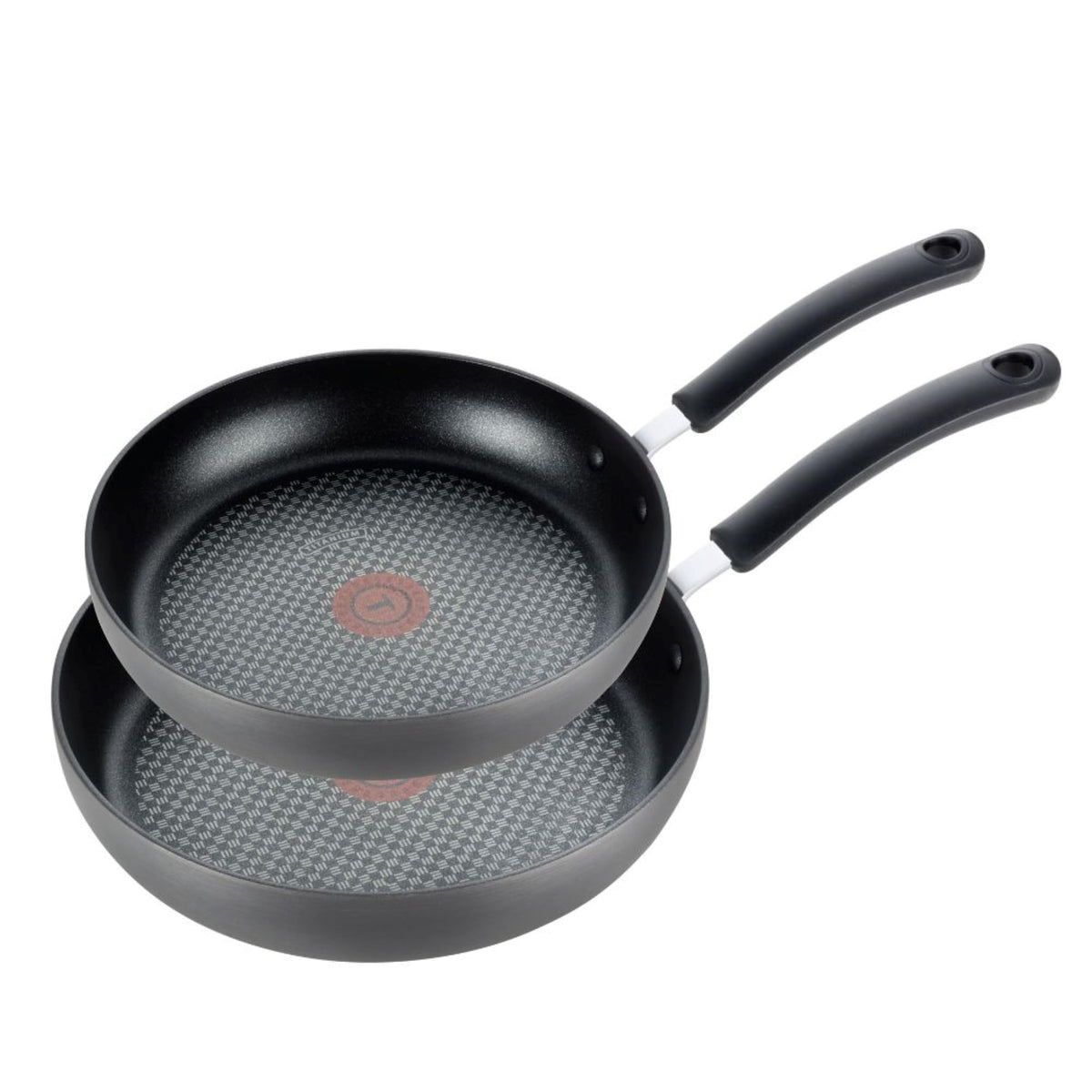 T-Fal Ultimate Hard Anodized Nonstick Cookware Set 17 Piece, Nonstick Pots and Pans Set with Fry Pan, Saucepans, Saute-Pan, Griddle, Dishwasher Safe, Black