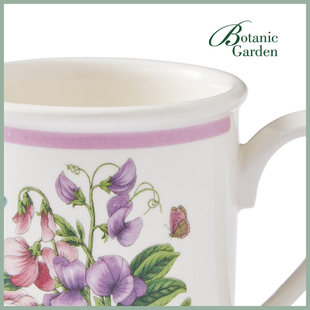 Botanic Garden Meadow Breakfast Mugs, 8.5 oz, Set of 6