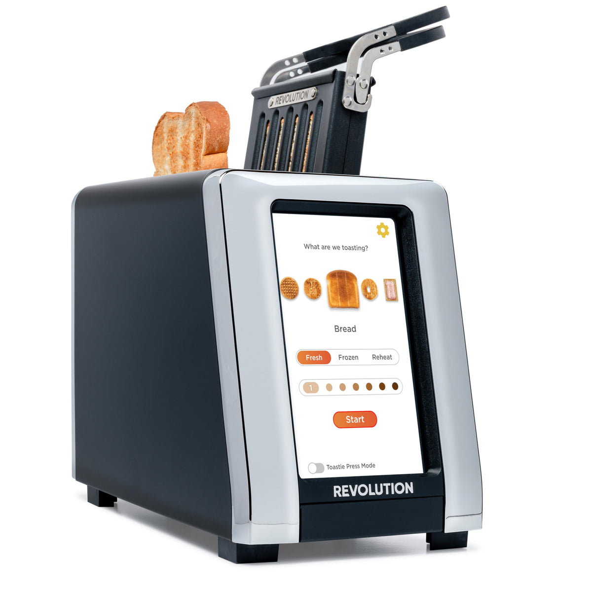 Smart Touchscreen Toaster with Precision Browning Control