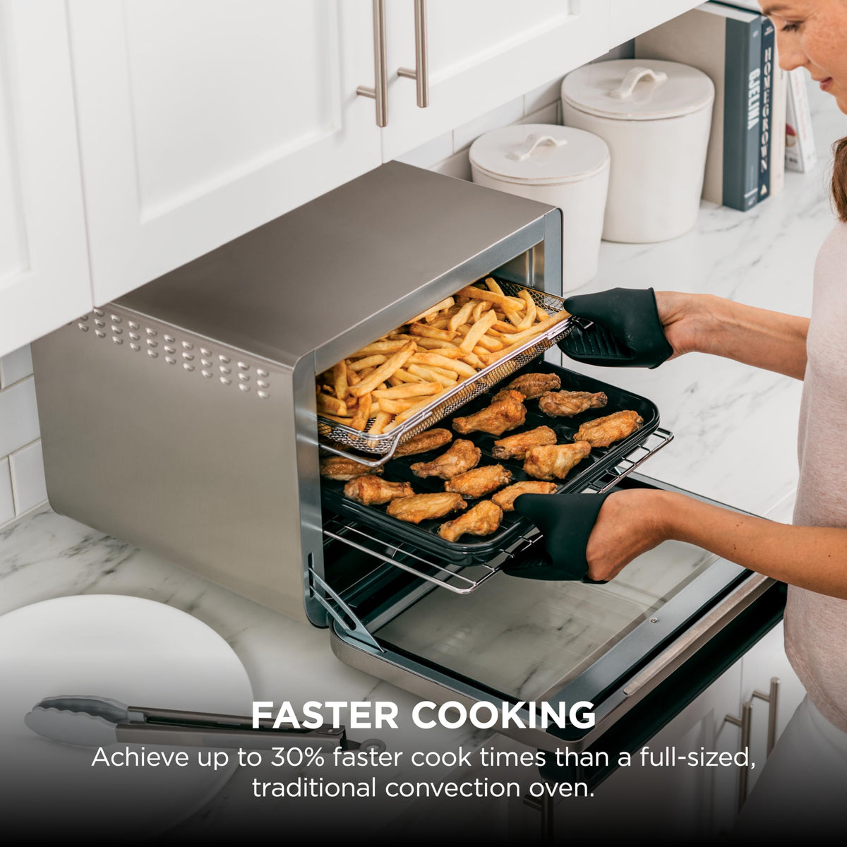10-in-1 XL Pro Air Fryer Countertop Oven, Stainless Steel