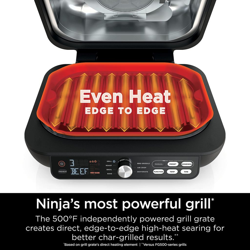7-in-1 Smart XL Indoor Grill, Griddle & Air Fryer
