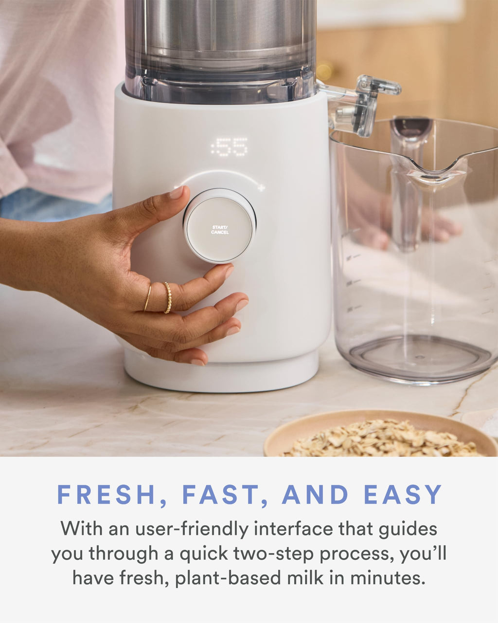 Automatic Plant Milk Maker for Oat, Nut & Seed Milk