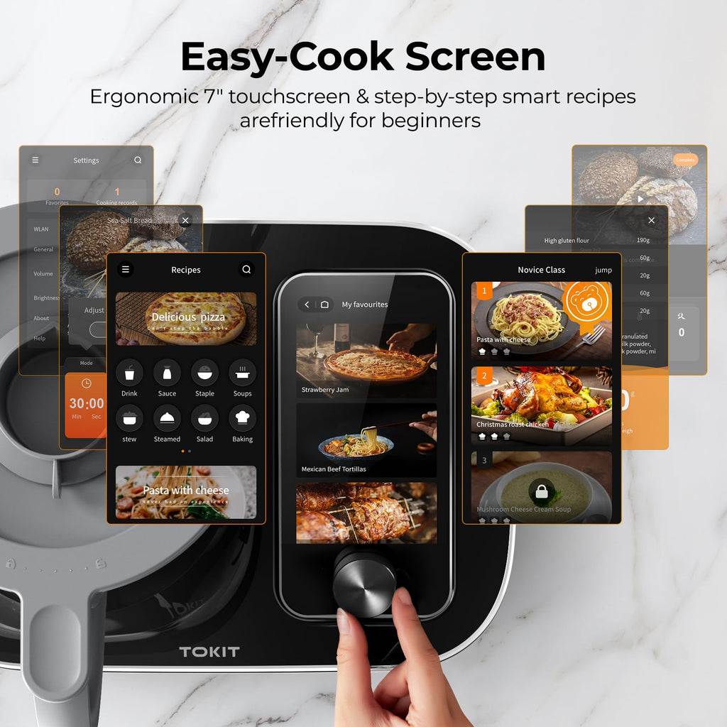 21-in-1 Smart Cooking Processor with Blender & Steamer