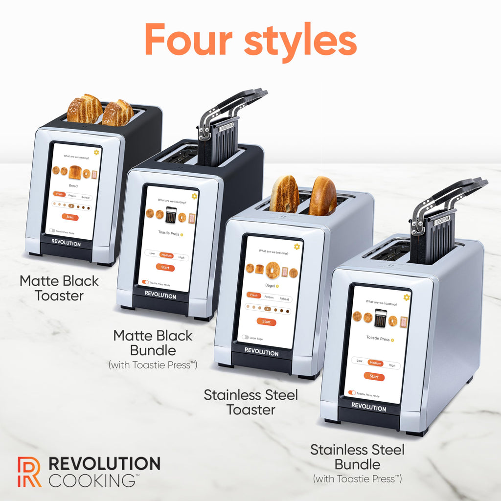 Smart Touchscreen Toaster with Precision Browning Control