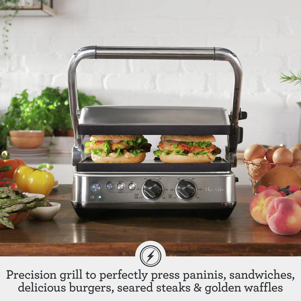 Sear & Press Indoor Grill with Adjustable Temperature Control