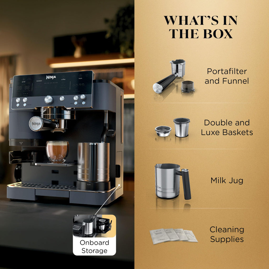 Luxe Café Espresso & Drip Coffee Maker Combination System