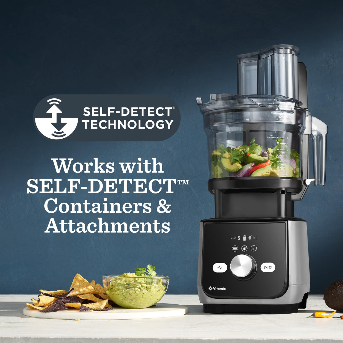 Professional-Grade Blender with 10 Preset Programs, 48 oz