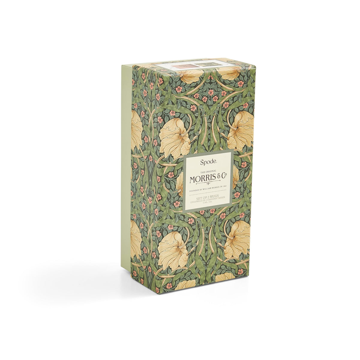 Pimpernel & Forest Hare Porcelain Mugs, 12 oz, Set of 2