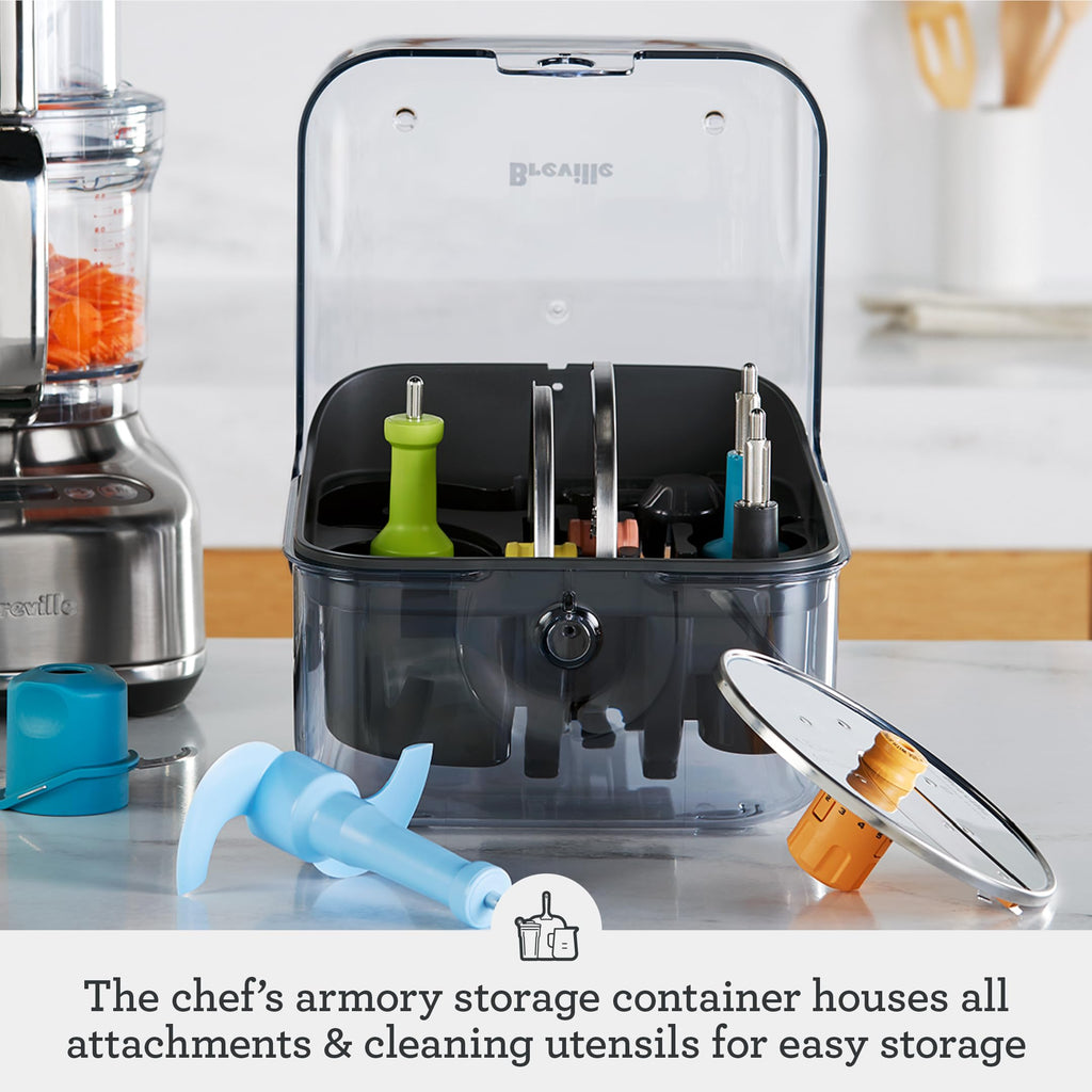16-Cup Food Processor & Dicer with Stainless Steel Finish
