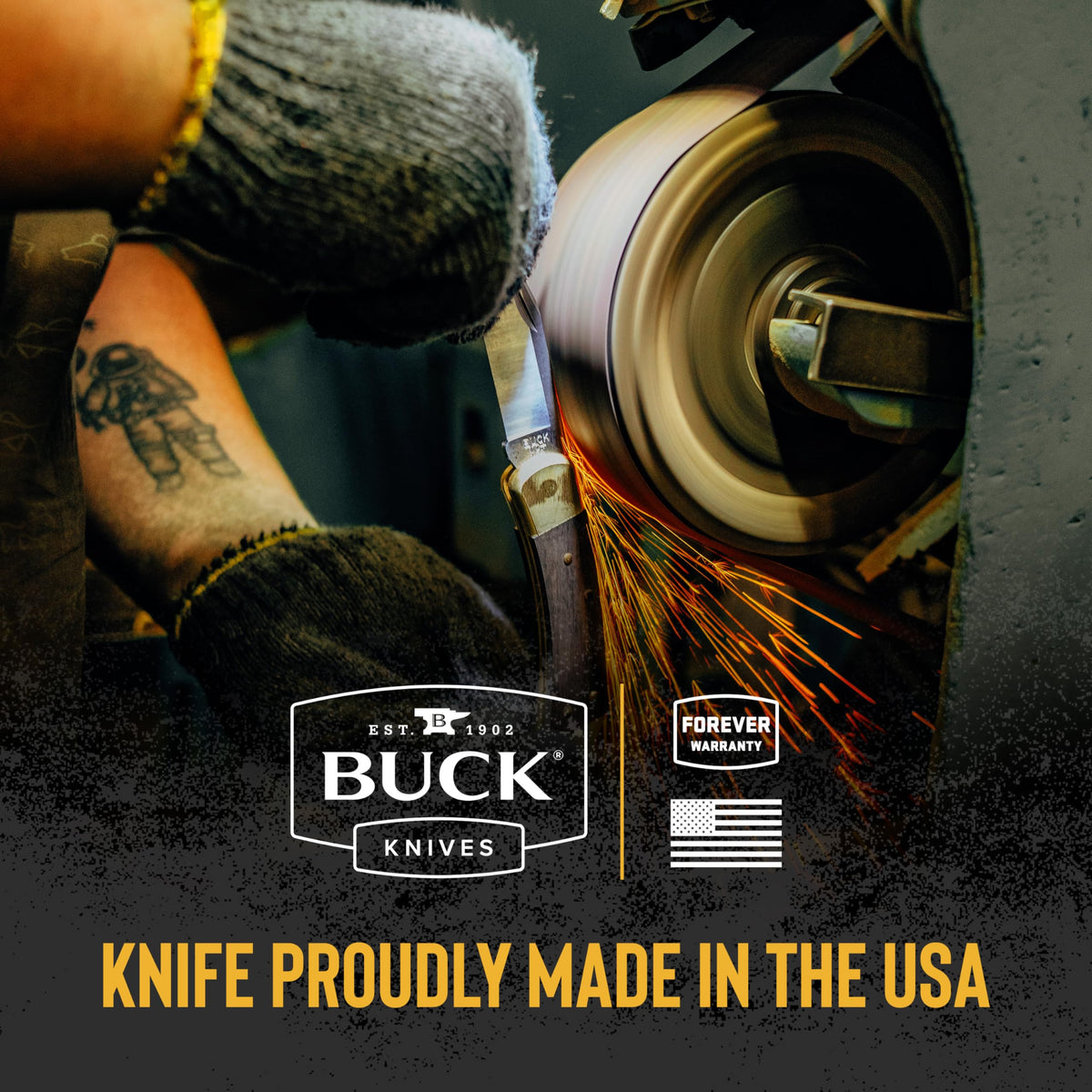 Full-Tang Fixed Blade Hunting Knife with Sheath