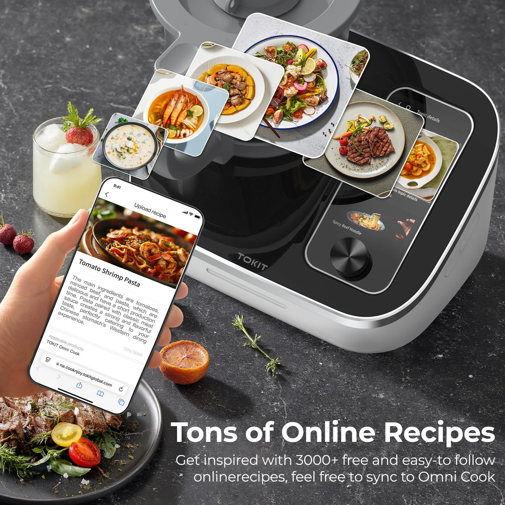 21-in-1 Smart Cooking Processor with Blender & Steamer