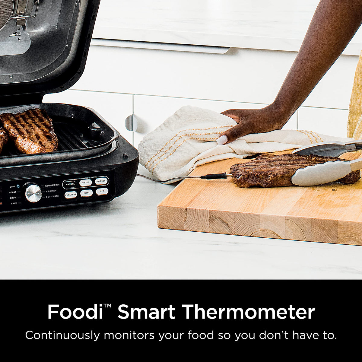 7-in-1 Smart XL Indoor Grill, Griddle & Air Fryer