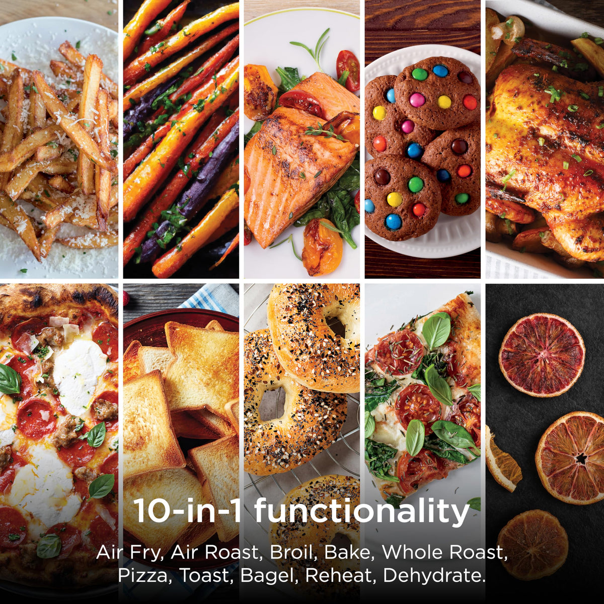 10-in-1 XL Pro Air Fryer Countertop Oven, Stainless Steel